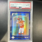 Panini 2024 Donruss Optic Rated Rookie Bo Nix #209 Blue Hyper Prizm PSA 10