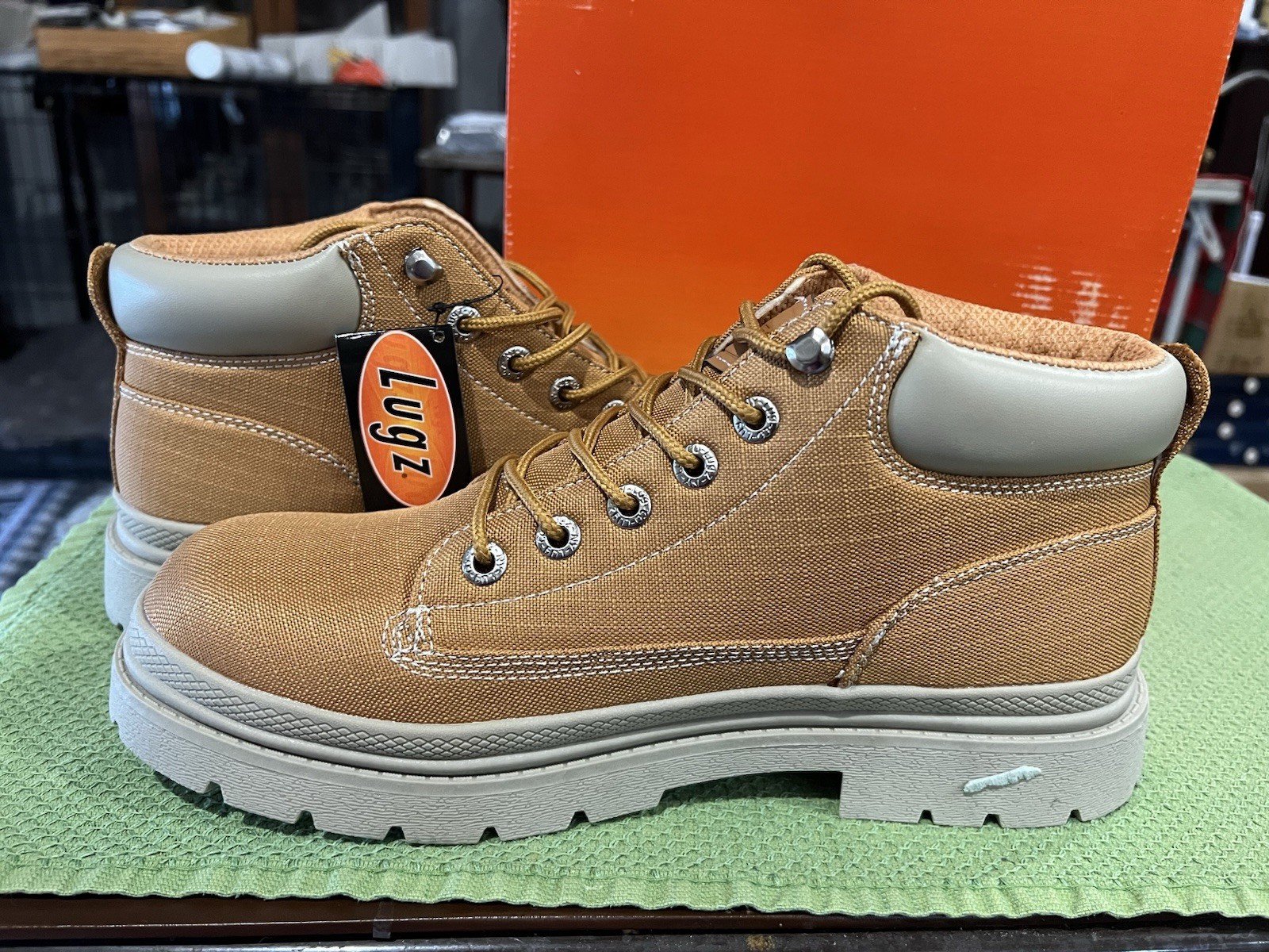 Men's LUGZ Monster Mid Golden Wheat Casual Boot Brand New Sizes 10D. | eBay
