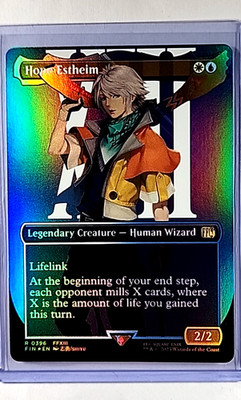2025 MTG Magic The Gathering FIN Final Fantasy Borderless Foil #396 Hope Estheim