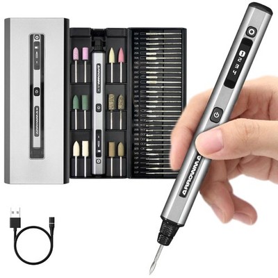 ARROWMAX Mini Elektrischer Gravierstift, HollowCup Motor, 42 Standard, Schwarz 
