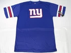 New York Giants Mens Big & Tall Sizes L-XL-2XL-4XL-5XL Blue Majestic Shirt