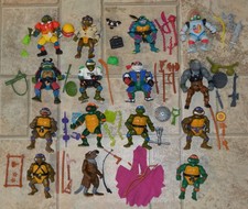 Lotto Figurine Sciolte Tartarughe Ninja Mutanti Teenage Vintage TMNT Vintage Toys Set