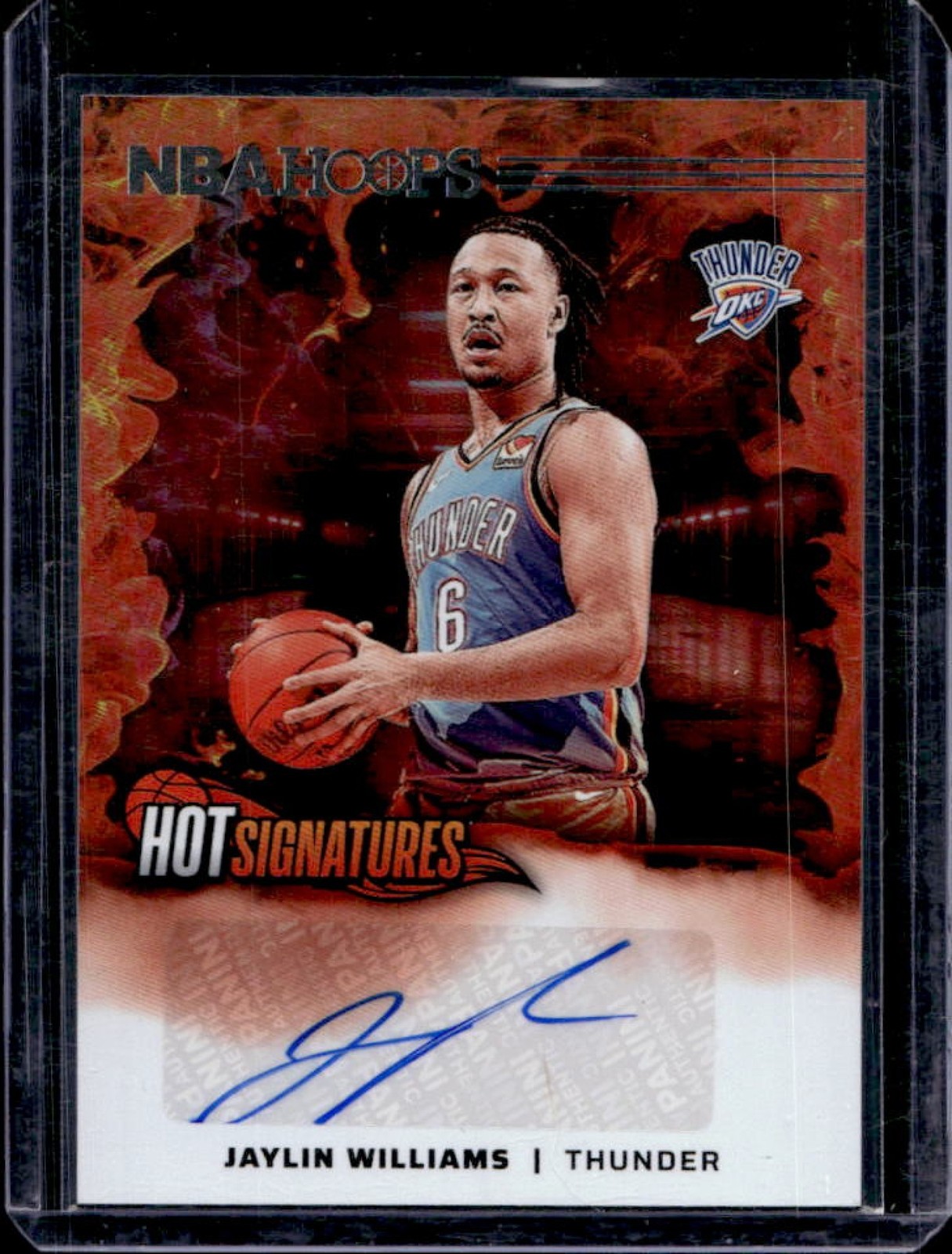 Jaylin Williams #HS-JWT 2024-25 NBA Hoops Hot Signatures