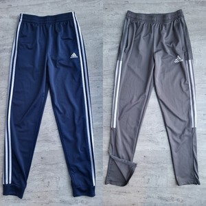 Lot of 2 Adidas Jogger Athletic Pants Youth Large (14/16) Iconic / Aeroready