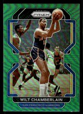 Wilt Chamberlain 2021-22 Panini Prizm Green #260 San Francisco Warriors ESE