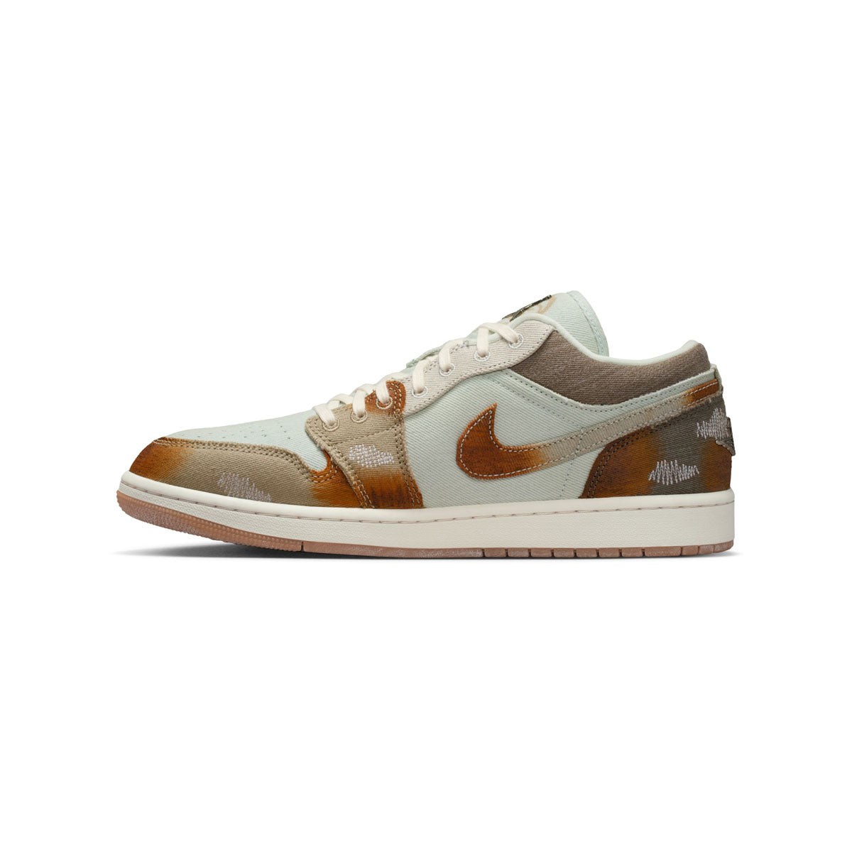 Nike Air Jordan 1 Low SE Multi Color Sail Light Bone Mens Sneakers IM6664-991