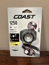 Coast FL86R Rechargeable LED Headlamp 1250 Lumens Water Resistant