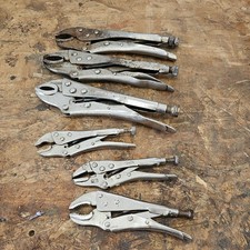 vintage  Draper x 3 + 3 other MOLE Grips Self-Grip wrenches 10 inch and 6 inch