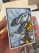 Transformers The Movie 1986 Grimlock Sketchcard (PSC)