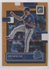 2022 Panini Donruss Optic Rated Rookie Orange Prizm 123/125 Joe Barlow #96 0c6