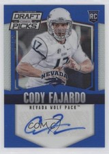 2015 Panini Prizm Collegiate Draft Picks Blue 55/75 Cody Fajardo #167 Auto z5i