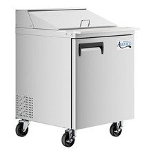 27" 1 Door Refrigerated Sandwich Prep Table
