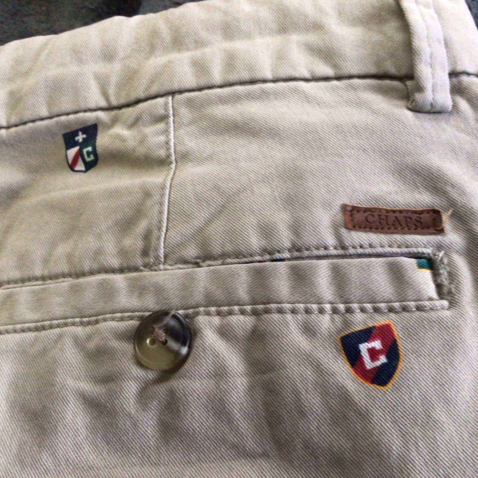 Chaps men's Heritage Collection straight fit twill pants. 32x32 Fits 33x30 image 6