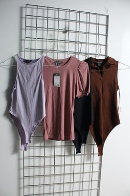 4 x Primark Damen gemischtes Body + Top Paket - Größe 2XS 4 6 (f94)