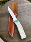 Vintage Ward Custom Stag Fixed Blade Knife — photo 5