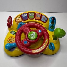 VTech Turn Learn Driver Interactive Toddler Steering Wheel Toy - Used