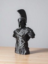 Spartan Warrior Bust Decorative Statue Home Decor Sculpture Ornament | Mythology