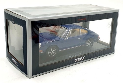 Norev 1/18 scale Diecast 187647 - 1969 Porsche 911 S - Blue - Picture 5 of 5