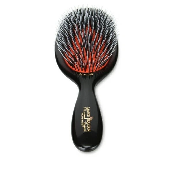 Cepillo de pelo Mason Pearson popular de cerdas y nailon BN1 para cabello grueso Foto 4 de 4