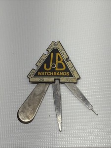 Vintage JB Watchbands Watch Makers Gauge & Tools