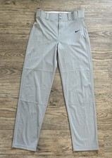 Nike Dri-Fit Youth Vapor Select Baseball Pants Gray Boys XL 18-20 