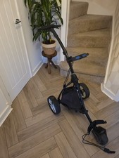 Motocaddy S3 Lite Push 3 Wheel Golf Trolley Black/blue + Digital Display MC8620