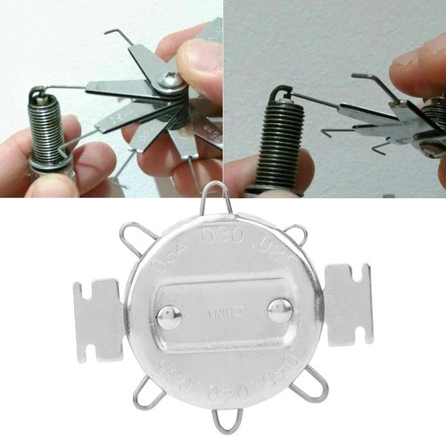 Aigid Bougie Gap Opener, Bougie Gap Gauge Metrische Inch Gapper Feeler Gap Aanpassing Tool