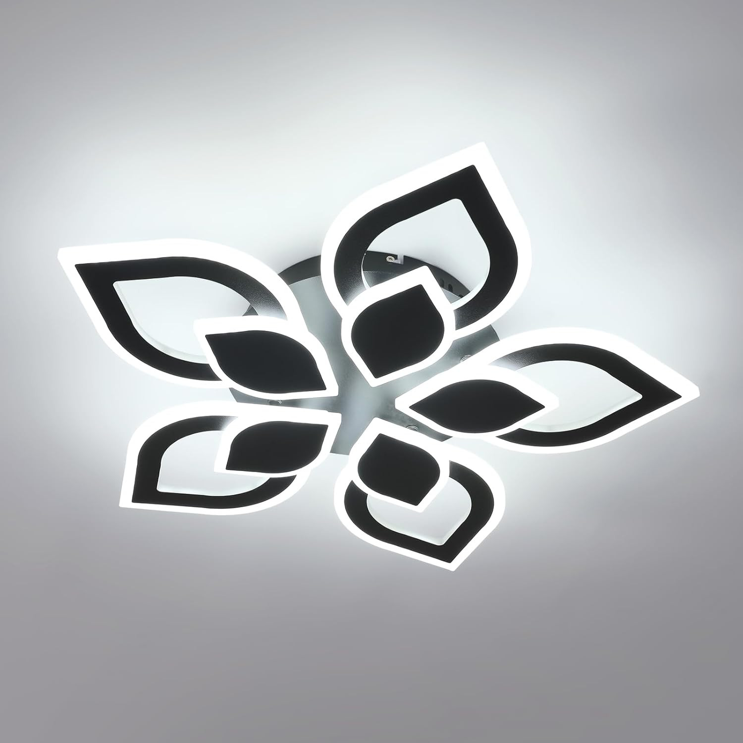 Lampada Soffitto LED Petalo 52W 6000K: Eleganza Dimmerabile per Camera