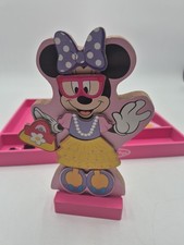 Melissa Doug Disney Minnie Daisy Wooden Magnetic Dress Up Set, 37 PCS