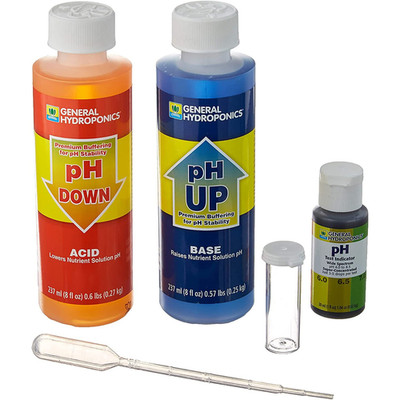 Kit control ph mantiene equilibrio solucion nutritiva cultivo plantas seguro