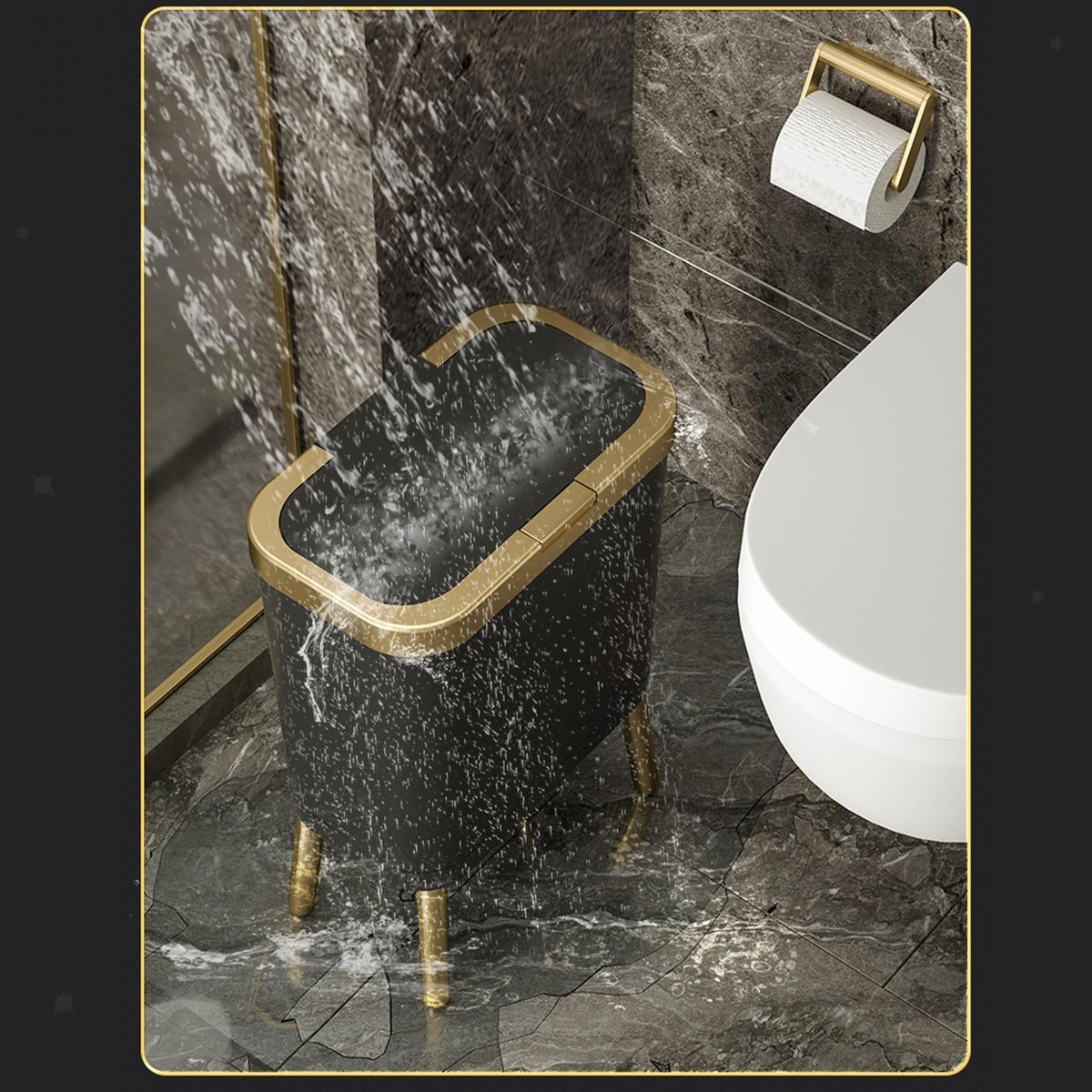 Modern Large Bathroom Trash Can