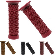 Motorcycle Handles Grips - Non Slip Rubber Motorcycle Grips for Harley Honda