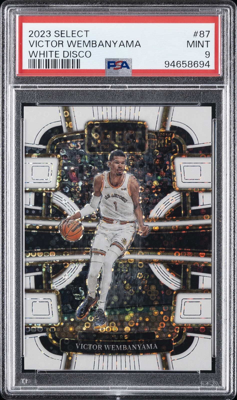 Victor Wembanyama Disco White Prizm #87