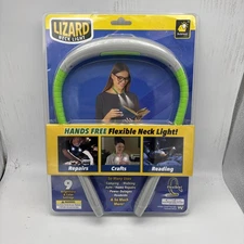 Lizard Neck Book Reading Light, Flexible 3 Temp. AS SEEN ON TV, NEW