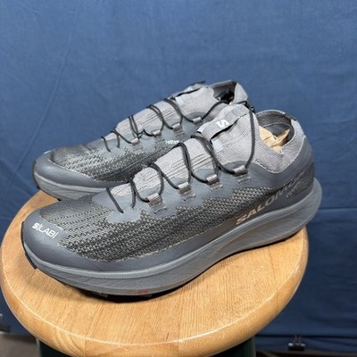 Salomon S/Lab Pulsar 2 SG Quiet Shade Mens Size 8.5 Gray Running Shoes Sneakers