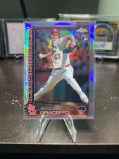 2025 Topps Chrome Refractor Gordon Graceffo #256 (RC) Cardinals