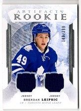 2016-17 Upper Deck Artifacts Materials Silver Brendan Leipsic Rookie Jersey