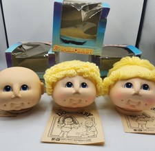 3 1984 The Original Doll Baby Head Blondes Baby Martha Nelson Thomas NOS