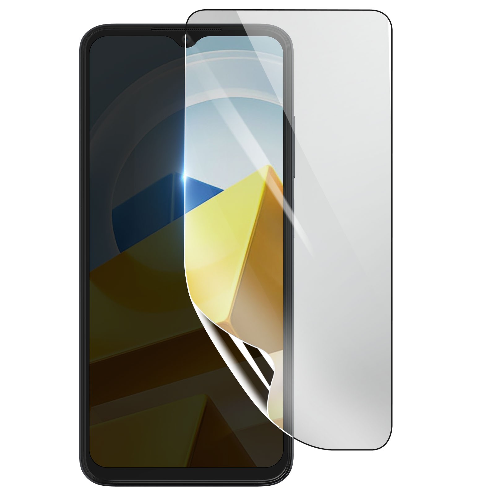 Protection écran hydrogel transparent 3mk pour Xiaomi Poco M5 film antichoc