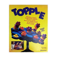 Pressman Boardgame Topple 1992 Ed Box VG /NM