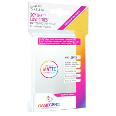 Gamegenic Matte Scythe Sleeves Kartenschutzhüllen 72x112mm (60 Stück)