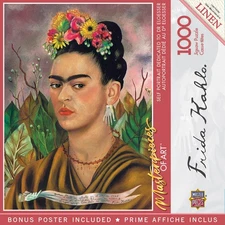 MasterPieces - MasterPieces of Art - Frida Kahlo Self Portrait 1000 Piece Puzzle