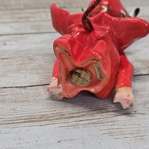 Vintage 50er Jahre KREISS - Little Red Devil - Salz & Pfefferstreuer - Kosmetik Gebrauchsspuren - Bild 8 von 13