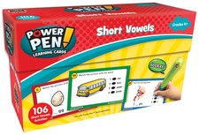 Multicolor Flash Cards Set 53 Double Sided for Reading Skills with Power Pen Use