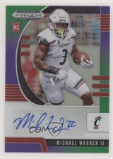 2020 Prizm Draft Picks Rookies Purple & Green 63/199 Michael Warren II Auto 03xg