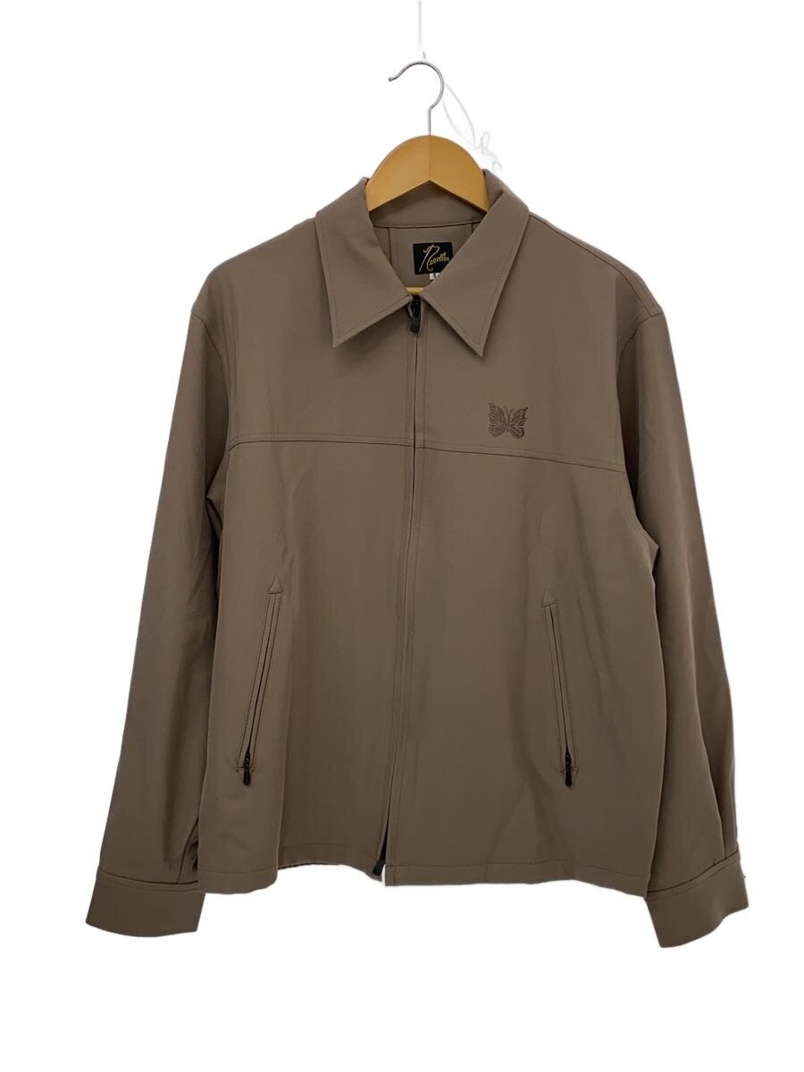 Needles S Polyester Plain Work Jacket Beige Size S - image 1