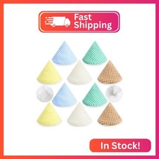 Timgle 10 Pcs Coral Velvet Pee Covers Baby Boy, Strong Water Absorption Pee Shie