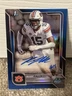 2025 Bowman University Chrome Keldric Faulk True Blue 1st Auto /150 #BCA-KFA