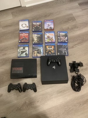 PS4 Pro Sony PlayStation 4 Pro and PS3 Console