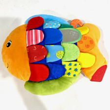 Melissa Doug K s Kids, Flip Fish Stuffed Animal, Soft Baby, Multi-Texture